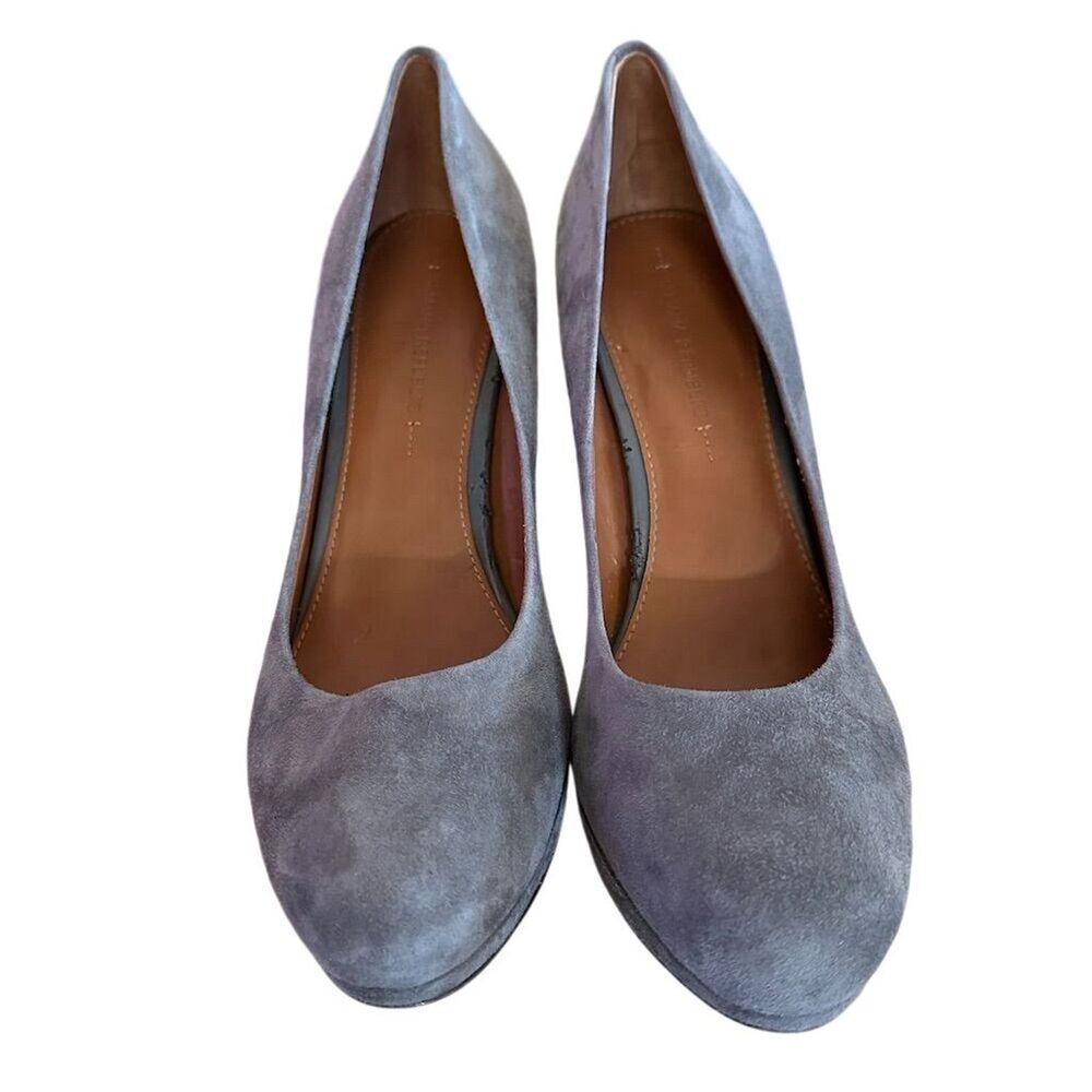 Banana Republic Women's Gray Suede High 4” Heel Pumps‎ Size 9.5 - Picture 2 of 10